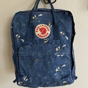 Fjallraven 16L Kanken Art Backpack Blue Fable